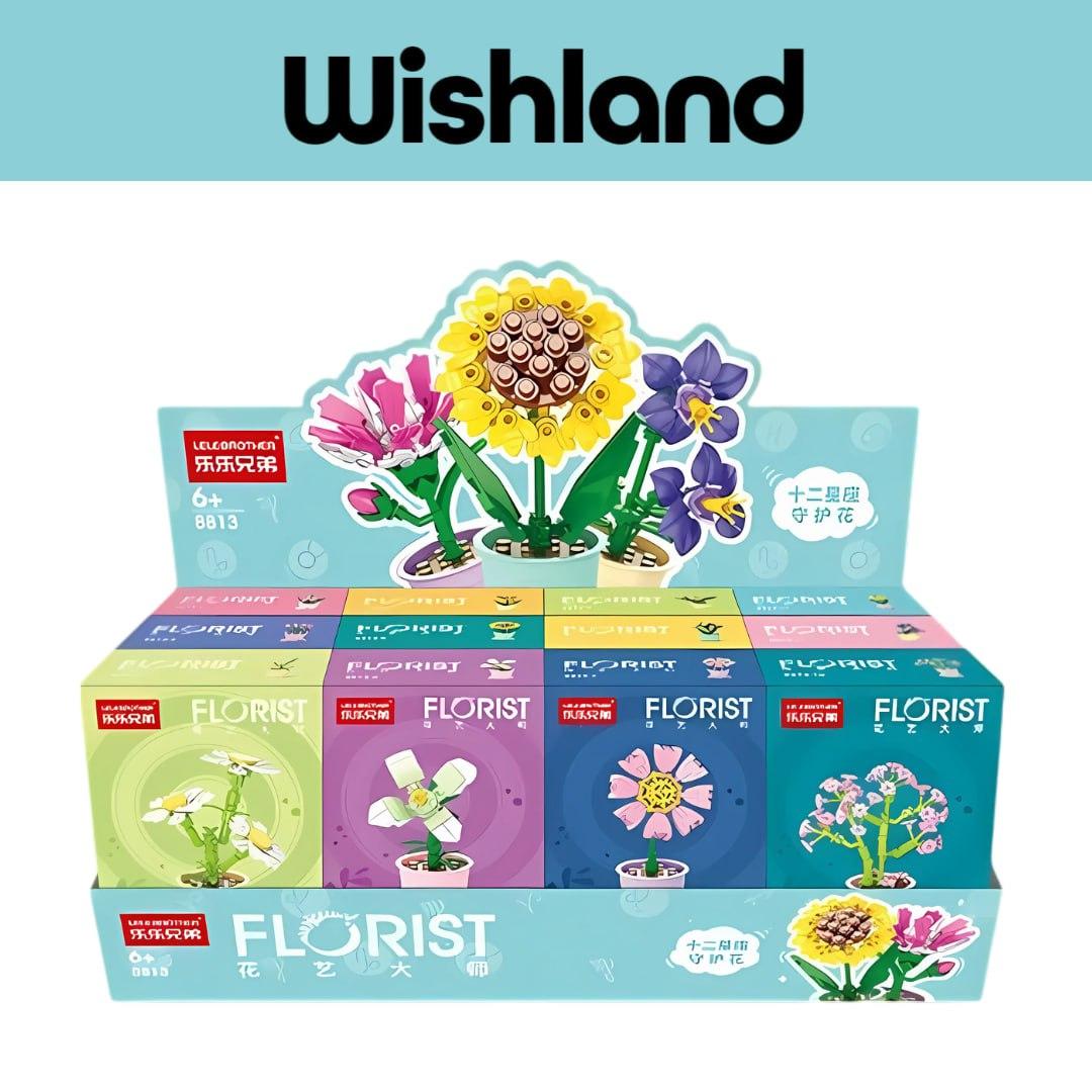 Florist Building Blocks Ages 7+ Zodiac Sign with Base DIY Gift For