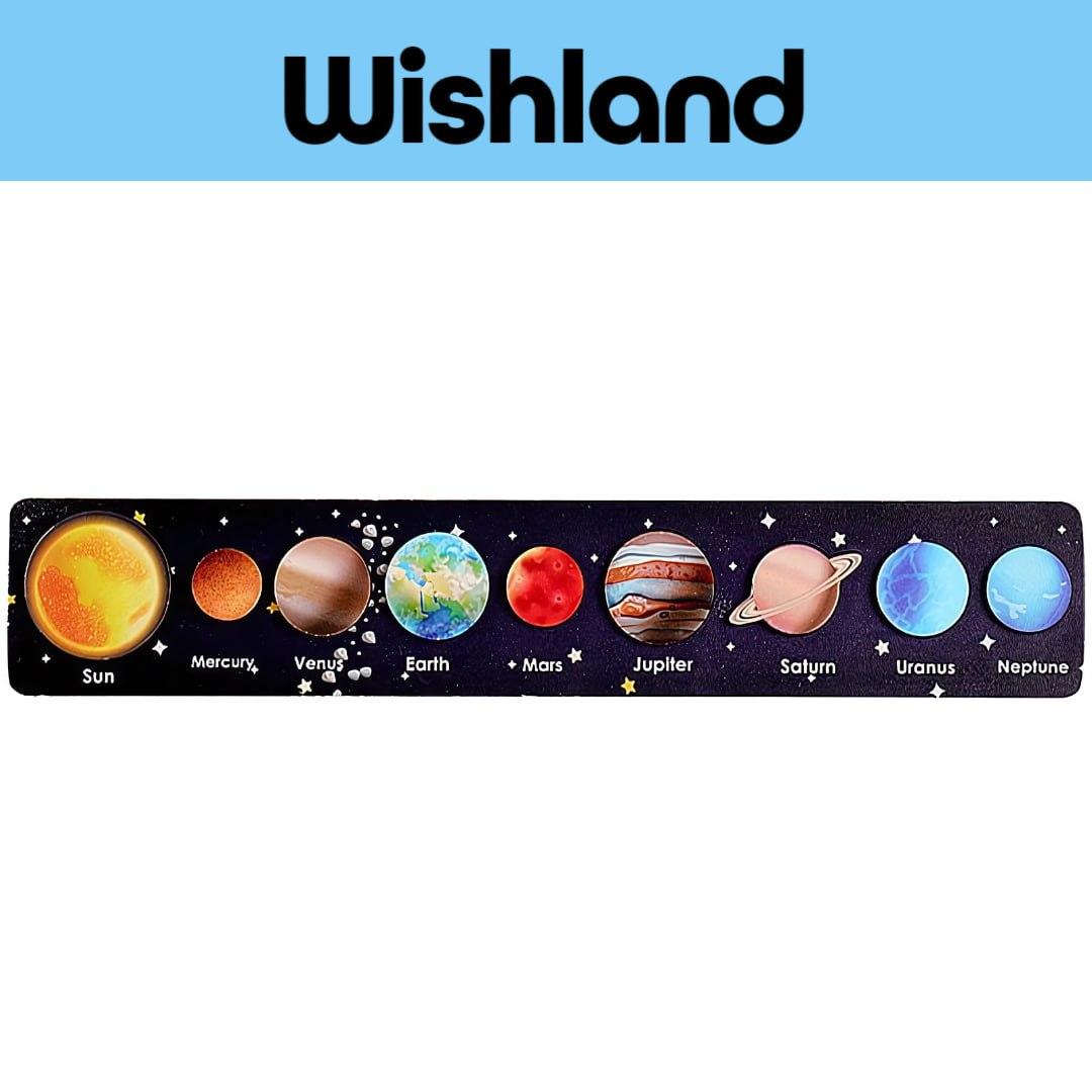 Wooden Planets Ages 3+ Educational Learning Solar System Gift For Kids ...