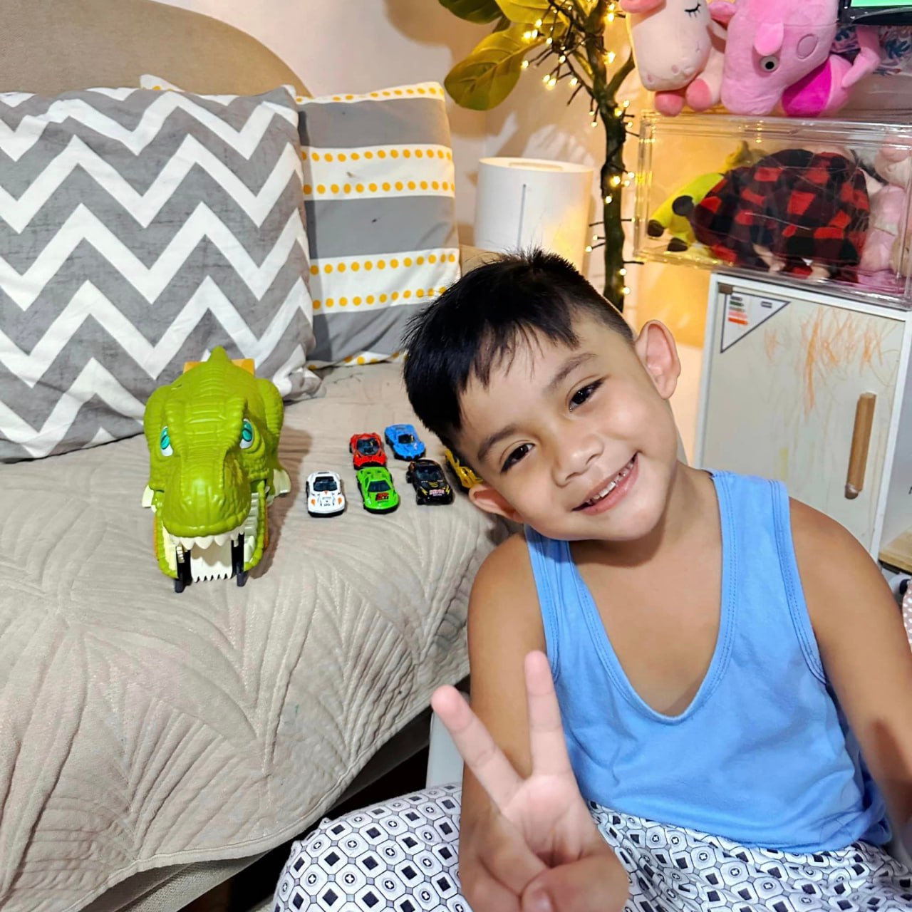 A Heartfelt Thank You to Mommy Costi for Featuring Our Dinosaur Car Play Set!