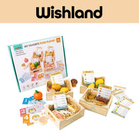 KABI  My Favorite Food Playset Ages 3+ Variety Foods Market Toy Gift For Kids by WISHLAND