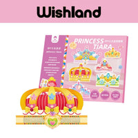 MR TOYS Princess Tiara Ages 3+ DIY Sticker Crown Maker Gift For Boys and Girls by WISHLAND