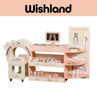 Wooden Emergency Center Ages 3+ Pretend Hospital with Doll Patient Gift For Kids by WISHLAND