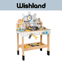 BABIBO Tool Table Ages 3+ Workbench Pretend Playset Gift For Boys and Girls by WISHLAND