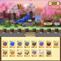 My Planet Minecraft Ages 3+ Magnetic Blocks Building Toy Gift For Kids by WISHLAND