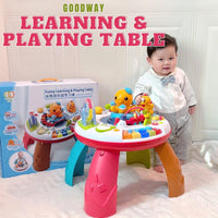 GOODWAY Learning and Playing Table Baby Activity Center by WISHLAND