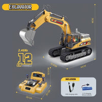 Die Cast Construction Engineering Ages 5+ Alloy Heavy Equipment Vehicle Toy Gift For Kids by WISHLAND