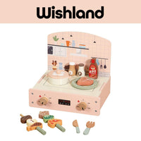 ONE ELEPHANT Barbecue Shop Ages 3+ Double Sided Kitchen Grill Toy Gift For Kids by WISHLAND