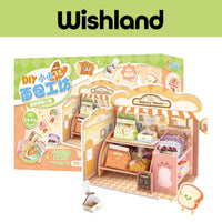 MR TOYS DIY Bakery House Ages 4+ Arts and Craft Play Set with Bread Shop Gift For Kids by WISHLAND