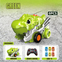 Snake Game Mode Ages 6+ Portable Dinosaur Mini Car Toy Gift For Kids by WISHLAND