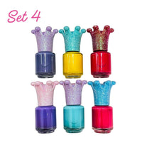 Sparkle & Shine Nail Polish Ages 4+ Easy Peel Off And Quick Dry Kids Gift For Girls by WISHLAND