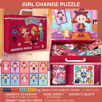 MWDH Magnetic Box Ages 3+ Pairing Puzzle Box Activity Gift For Kids by WISHLAND