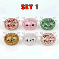 Reindeer Christmas Squishy Ages 3+ Cute Holiday Deer Novelty Stress Relief Gift For Kids by WISHLAND