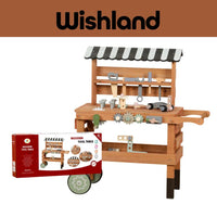 ONE ELEPHANT Wooden Outdoor Tool Table Ages 3+ Pretend Playset Gift For Boys by WISHLAND
