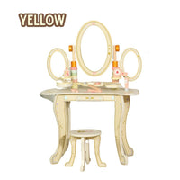 ONE ELEPHANT Three Mirror Dresser Table Ages 3+ Wooden Vanity Toy Pretend Gift For Girls by WISHLAND
