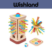 Stick Pulling Game Ages 3+ Wooden Board Colorful Game Gift For Kids by WISHLAND