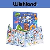 Magnetic Alphabet Letters 78pcs Ages 3+ Animal Spelling and Matching Book Gift For Boys and Girls by WISHLAND