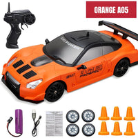 Racing Remote  Cars Drifting Tires Sport Toy with Lights and Sounds for Kids by WISHLAND