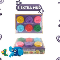 Refill Mud for DIY Color Mud 6 & 12 Colors