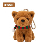 Scarf Puppy Charm Ages 3+ Animal Pendant Cute Bag Decor Gift For Kids by WISHLAND