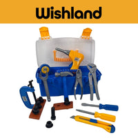 Workshop Toolkit Ages 3+ Pretend Construction Tools Gift For Kids by WISHLAND