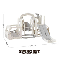 Mini Car Adventure Slide Set Ages 3+ Fun Indoor Playground Gift For Kids by WISHLAND