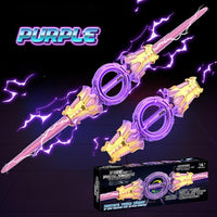 Fire Piral Sword Ages 14+ Double-Edge Lightsaber with Lights and Sounds Gift For Kids by WISHLAND