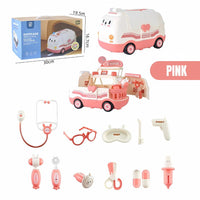 Ambulance Suitcase Medical Toy Ages 2-7 Pretend Doctor Toy Gift For Kids by WISHLAND