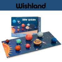 3D Solar System Ages 3+ Wooden Puzzle Educational Space Toy Gift For Kids by WISHLAND