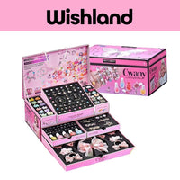 CWANY DIY Beading Treasure Ages 3+ Craft Activity Set for Jewelry Design Gift For Girls by WISHLAND