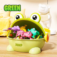 Fun Jumping Frog Ages 3+ Colorful Launching and Catch Basket Gift For Kids by WISHLAND