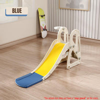 Arch Slide Ages 1+ Indoor and Outdoor Playground with Basketball Hoop Gift For Kids by WISHLAND