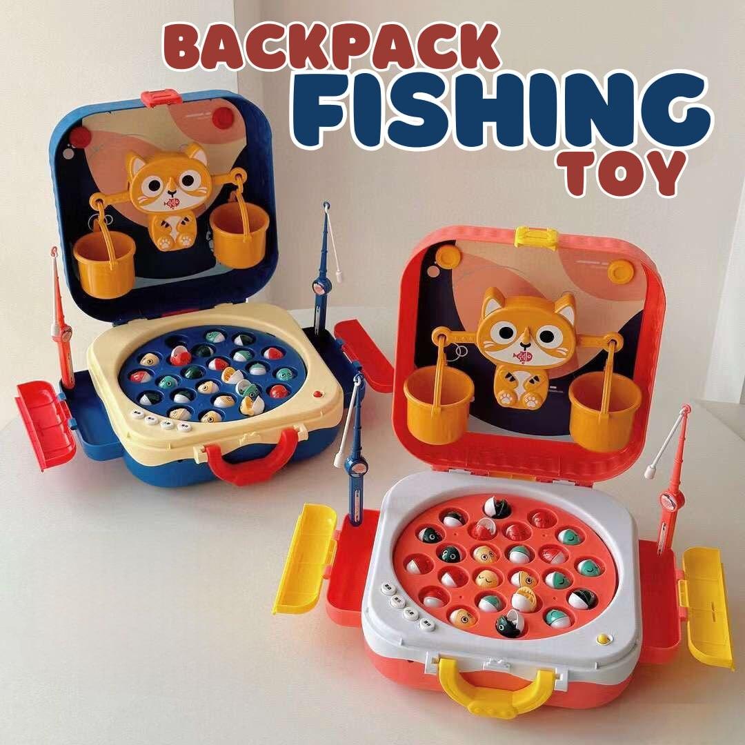 Backpack Fishing Catch Fish Counting Educational Toy Board Game for Kids by  WISHLAND