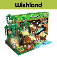 My World Blocks Ages 8+ Magnetic Adventure with Light Gift For Kids by WISHLAND