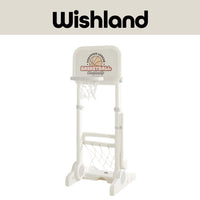 Folding Basketball Stand Ages 2+ Multifunctional and Adjustable Sports Play Gift For Kids by WISHLAND