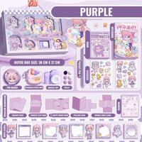 Play with the Book Journal Set Ages 8+ With Sticker Squishy and Badge Gift For Kids by WISHLAND