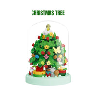 Christmas Dome Building Blocks Festive Holiday Creative Playset Gift For Kids by WISHLAND