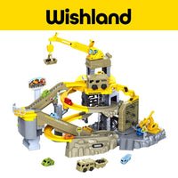 Engineering Base Adventure Ages 3+ Vehicle Ramp Playset Gift For Boys by WISHLAND