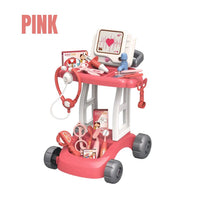 I'm Little Doctor Trolley Ages 3+ Pretend Cart with Heartbead Sounds and Lights Gift For Kids by WISHLAND