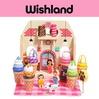 EDU TREE Ice Cream Shop Set Ages 3+ Bag Collapsible Gift For Kids by WISHLAND