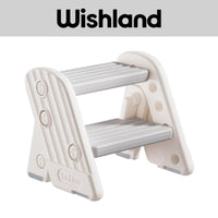 Two Tier Step Stool Ages 3+ Anti Slip Helper Stand Gift For Kids by WISHLAND