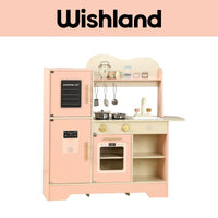 ONE ELEPHANT Vintage Pink Kitchen Ages 3+ Interactive Cooking Toy Gift For Kids by WISHLAND