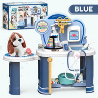Vet Hospital Ages 3+ Pet Grooming Stand with Plush Toy Gift For Kids by WISHLAND