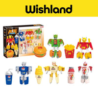 Food Transform Robot Ages 3+ Creative Snack Character Gift For Kids by WISHLAND