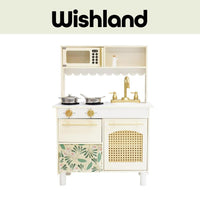 BABIBO European Style Kitchen Ages 3+ Pretend Classic Style Cooking Gift For Kids by WISHLAND