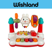 SOBEBEAR Telephone Game Ages 24 Months+ Knocking Piano Lights Music Storytelling Gift For Kids by WISHLAND