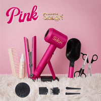 Hair Salon Deluxe Styling Set Ages 3+ Hairdresser Role Play Beauty Kit Gift For Kids by WISHLAND