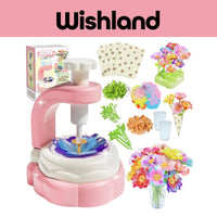 Flower Craft Kit Ages 3+ Creative Maker Machine DIY Bouquet Gift For Kids by WISHLAND