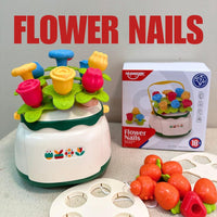 Flower Nails Interactive Learning Garden Montessori Educational Toy for Kids by WISHLAND