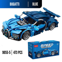 Speed Cars Building Blocks Ages 4+ Bugatti Land Rover Sports Car Toy Gift For Kids by WISHLAND
