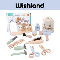 KABI Hair Salon Playset Ages 3+ Pretend Barber Styling Kit Toy Gift For Kids by WISHLAND
